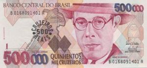 Brazil, 500 Cruzeiro, P239b