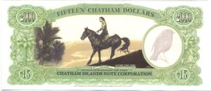 Chatham Islands, 15 Dollar, 
