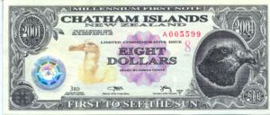 Chatham Islands, 8 Dollar, 