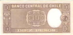 Chile, 10 Peso, P120 Sign.1