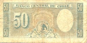 Chile, 50 Peso, P121 Sign.1