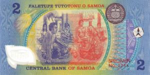 Samoa, 2 Tala, P32s