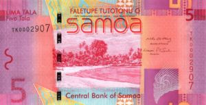 Samoa, 5 Tala, P38a