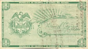 Colombia, 1 Peso, S504d