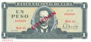 Cuba, 1 Peso, CS13