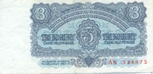 Czechoslovakia, 3 Koruna, P81b