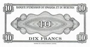 Burundi, 10 Franc, P2