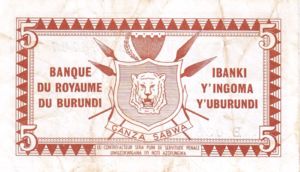 Burundi, 5 Franc, P8
