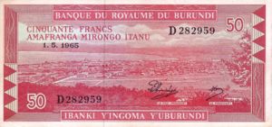 Burundi, 50 Franc, P11a v2