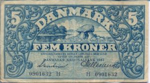 Denmark, 5 Krone, P30g