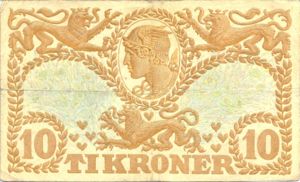 Denmark, 10 Krone, P31n