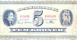 Denmark, 5 Krone, P42h, P42k