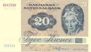 Denmark, 20 Krone, P49c