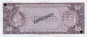 Dominican Republic, 50 Peso Oro, P112s