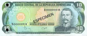 Dominican Republic, 10 Peso Oro, P119s1