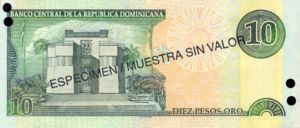 Dominican Republic, 10 Peso Oro, P168s