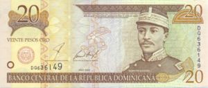 Dominican Republic, 20 Peso Oro, P169a