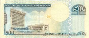 Dominican Republic, 500 Peso Oro, P172b