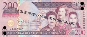 Dominican Republic, 200 Peso Oro, P178s