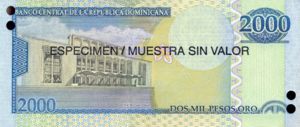 Dominican Republic, 2,000 Peso Oro, P181s