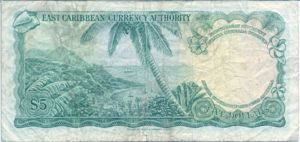 East Caribbean States, 5 Dollar, P14n
