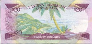 East Caribbean States, 20 Dollar, P19g