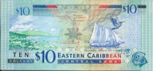 East Caribbean States, 10 Dollar, P43g