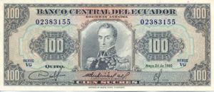 Ecuador, 100 Sucre, P112a