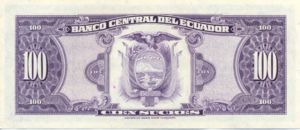 Ecuador, 100 Sucre, P112a