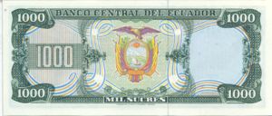 Ecuador, 1,000 Sucre, P120b