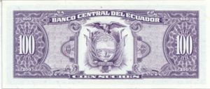 Ecuador, 100 Sucre, P123Aa