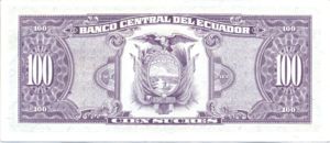 Ecuador, 100 Sucre, P123Ac