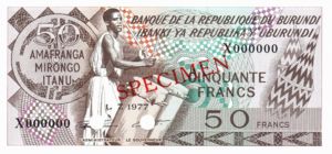 Burundi, 50 Franc, P28as