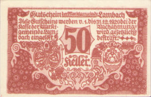 Austria, 50 Heller, FS 496a