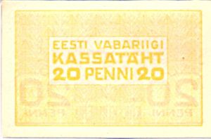 Estonia, 20 Penni, P41a