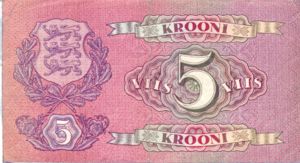 Estonia, 5 Kroon, P62a