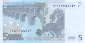 European Union, 5 Euro, P8p