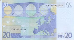 European Union, 20 Euro, P10l