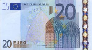 European Union, 20 Euro, P10p