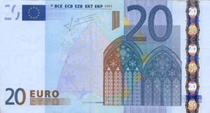 European Union, 20 Euro, P10u