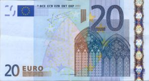 European Union, 20 Euro, P10v