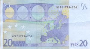 European Union, 20 Euro, P10v