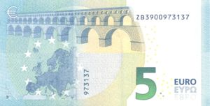 European Union, 5 Euro, P15