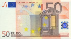 European Union, 50 Euro, P18x