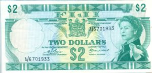 Fiji Islands, 2 Dollar, P72b