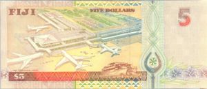 Fiji Islands, 5 Dollar, P97a