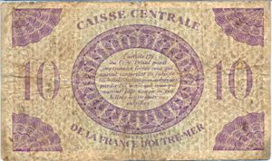French Equatorial Africa, 10 Franc, P16b