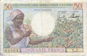 French Equatorial Africa, 50 Franc, P31