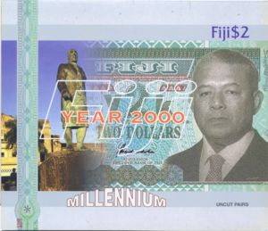 Fiji Islands, 2 Dollar, P102b