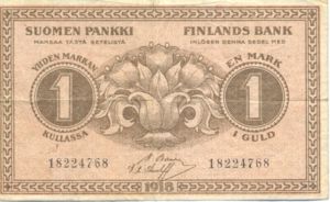 Finland, 1 Markka, P35